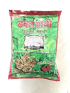 DOUBLE HATHI 100% Natural Mehndi Powder-500gm Deluxe Pack
