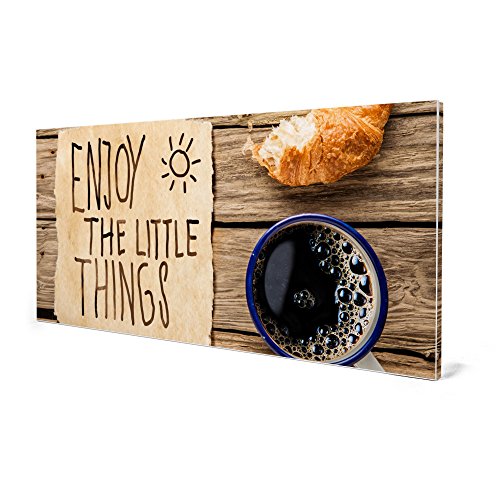 banjado – Pinnwand Magnettafel weiß 78cm x 37cm quer mit Motiv Happy Day - 4