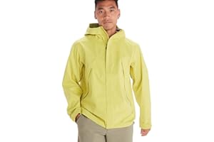 Marmot Wodoodporna kurtka przeciwdeszczowa, oddychający płaszcz przeciwdeszczowy z kapturem, lekka wiatrówka hardshell na wędrówki Mężczyźni PreCip Eco Pro Jacket (1 w zestawie)