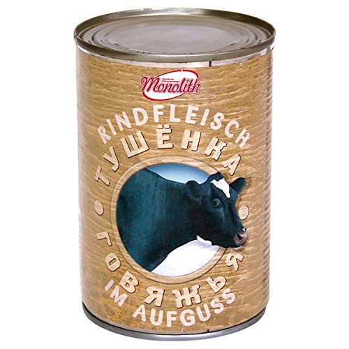 Preisvergleich Produktbild Rindfleisch im würzigen Aufguss 'Tuschenka' (3x400g)