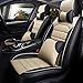 Produktbild QLL 5-Sitz-Universal Autositzbezug, Atmungsaktiv Rutschfest, 5D Dreidimensionale Leder, 5 Farben Optional,Beige