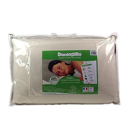 Dunlopillo Visco Nature Oreiller Blanc 45 x 70 cm
