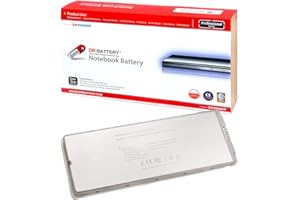 DR. BATTERY A1181 A1185 Laptop Battery Compatible with Apple MacBook 13 inch Mid 2006 Late 2006 Mid 2007 Late 2007 Early 2008 Early 2009 Mid 2009 MA254 MA255 MB402 MA566 MA561 MA699 [10.8V/60Wh]