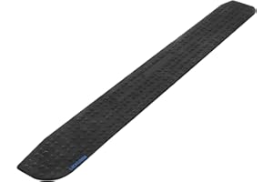LIEKUMM Rubber Threshold Ramp 2.5 cm Height, Non-Slip Wheelchair Ramp with Star Pattern, 1000 kg Capacity Kerb Ramp for Doorways, Steps, Kerbs, Scooters, Pushchairs