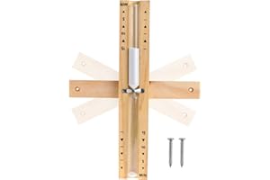 QUNKUN Klepsydra sauna, 15 minut, akcesoria do sauny, obrotowy zegar do sauny, drewno, odporny na wysokie temperatury, montaż ścienny, przyjazna dla środowiska, do sauny, klepsydra, montaż ścienny, zegar do