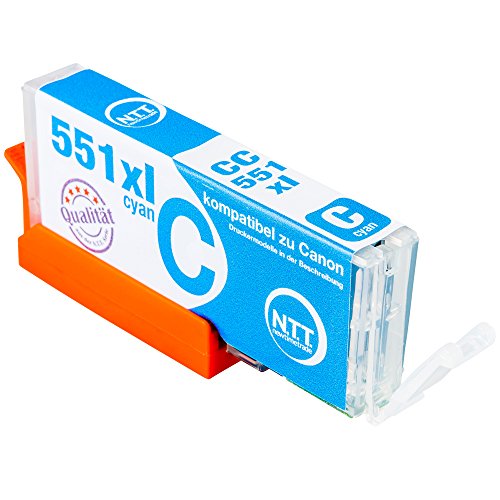 N.T.T.® SET 5 kompatible Druckerpatronen für Canon PGI-550 / CLI-551 XL - 4