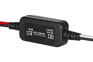 Uadme DC Converter 12V to 5V, 2.5A, Waterproof, Buck Converter, Voltage Regulator, Adapter