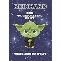 Geburtstagsgeschenk für Mann oder Frau - Motiv: Yoda (Star Wars) | Personalisiertes Geschenk zum Geburtstag für Männer für jedes Lebensjahr (Bspw. Jahrgang 1967, 50 Jahre)