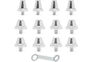 Esforzarse 12 Pezzi Tacchetti da Calcio, Tacchetti di Ricambio per Scarpe da Calcio, Borchie da Calcio, Borchie per Scarpe da Rugby con, per Scarpe da Calcio e Rugby(11mm,13mm)