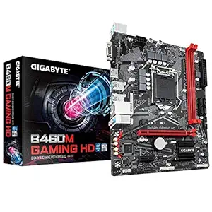 GIGABYTE B460M Gaming HD Motherboard with GIGABYTE 8118 Gaming LAN, PCIe Gen3 x4 M.2, Anti-Sulfur Resistor, Smart Fan 5.