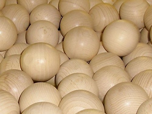 10 Holzkugeln 4 bis 90 mm wählbar ohne Bohrung (40 mm)