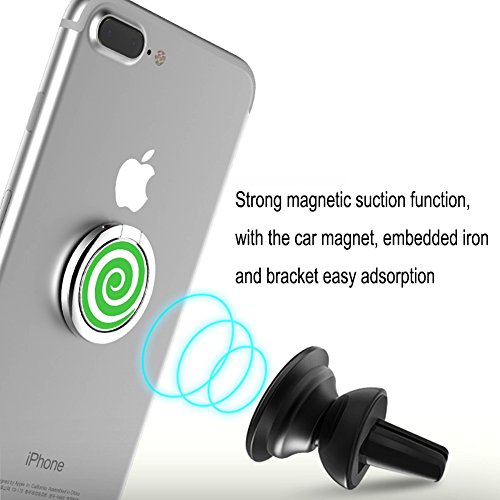 Olize anello di metallo Phone grip Holder ruotabile di 360Â gradi, supporto da tavolo, anti goccia anello cavalletto telefoni intelligenti per iPhone 7Â 8Â Plus Samsung Galaxy S8Â smartphone/tablet