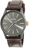 Nixon Damenuhr Analog Quarz mit Lederarmband – A377595-00