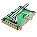 Produktbild Mitrc Tischspiele, Mini Tabletop Pool Table Set mit Dreieck, Bälle, Cues, Kreide und Pinsel