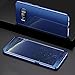 Produktbild Galaxy S7 Hülle,Galaxy S7 Handyhülle Spiegel,Ukayfe Überzug Mirror Effect Hardcase Spiegel Rose Gold Hülle für Samsung Galaxy S7 360 Grad Hülle + Panzerglas, 2 in 1 Ultra Dünn Hartschale 360 Grad Full Body Schutz Handytasche Backcover Schutzhülle Komplettschutz Vorder und Rückseiten Schutz Schale Stoßfest Hart PC Skin Rückdeckel Rückseite Bumper Handy Gürtel Tasche Hülle Case Cover Fall-Abdeckung Etui Bumper für Samsung Galaxy S7, Blau