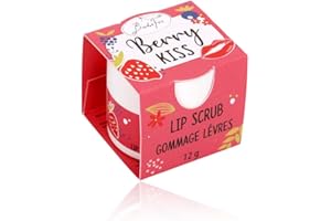 ‎BADEFEE BadeFee Lippenpeeling Kiss – Sanfte Pflege für glatte & weiche Lippen, made in Germany (15 ml, Berry Kiss)