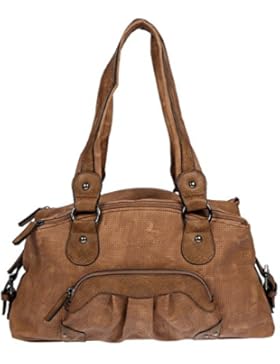 LLUPP große Damen Handtasche Schultertasche aus hochwertigem PU