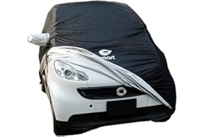 YGSG Car Cover Waterproof – Car Cover – Car Cover for Smart Fortwo 451 453 Full Garage Outdoor Indoor Rain Dust Sun UV Protection Sun Protection Summer Winter