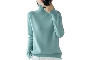 BAWUTZ Maglione in Cashmere da Donna, Maglione a Collo Alto da Donna