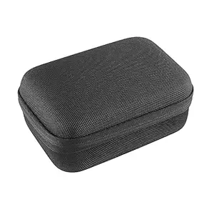 Axcess Portable Carrying Case Bag for GoPro Camera and Gopro Accessories, Durable Travel Carry Protective Case Storage Bag for GoPro Hero 9/8/7/6/5/4/3 - Matt Black Small 7 Inches