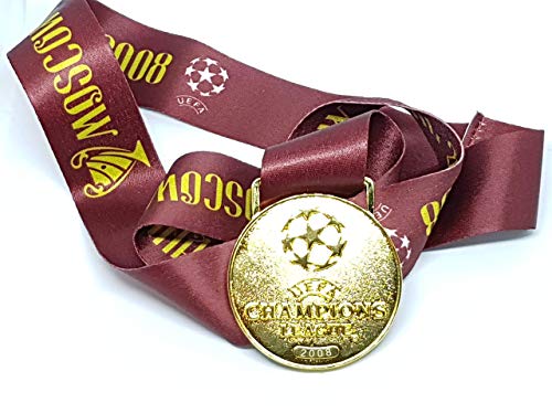 Meilleure réplique du Badge : Champions UEFA 2008 Manchester United F.C. Médaille d'or de Football