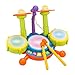 Produktbild PowerLead Kinder Trommel Set Beats Flash Licht Spielzeug mit verstellbaren Mikrofon