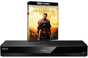 PANASONIC BUNDLE Panasonic DP-UB820 MULTIREGION for DVD Bundle with Gladiator Ultra HD 4K Blu-ray Disc