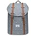 Produktbild KAUKKO Rucksack Vintage Reiserucksack für 14" Notebook Lässiger Daypacks Schultaschen, 41 * 29 * 15cm/ 17L