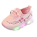 Produktbild Heligen_Baby Shoes Abstand Unisex-Kinder LED Sneakers Mode Blinkschuhe Low-Top Casual Outdoor Sneakers Laufschuhe Sportschuhe Hallenschuhe für Jungen und Mädchen Größe 21-30
