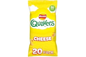 Walkers Quavers Cheese Multipack Snacks Crisps 20x16g