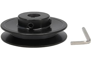 Befenybay AK32 - 5/8-Bohrung, einrillige Stegscheibe, 3.2" Außendurchmesser, 5/8"-Bohrung, Keilriemenscheibe, Gusseisen