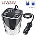 Produktbild 12V/24V Auto Ladegerät Cup - KFZ Ladegerät USB Ports Multi-Funktion Power Auto Adapter mit 2-Fach Auto Zigarettenanzünder Verteiler Ladegerät für iPhoneX/8/8PLUS Samsung S8 GPS PDA und mehr