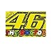 Produktbild Valentino Rossi Flag 46 The Doctor Multicolor 140x90, MotoGP, VR209403