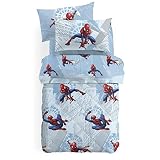  Russo Tessuti Ruso Textil Colcha Edredón Cama Individual 1 Plaza Spiderman Manhattan Caleffi Impresión 3D