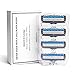 Manual Razor System for Men Shaving,1 Handle + 4Pcs 5 Blades Cartridges