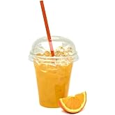 350 Cc Pet Plastik Milkshake Limonata Bardağı Kapaklı 50 Adet