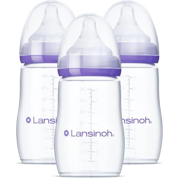 Buy Lansinoh Glass Breast Milk Bottle With Naturalwave Teat , 160 Ml At The Best Price