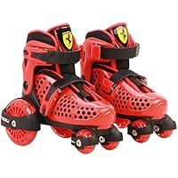 Ferrari Kit de Patines, Rojo, 26 y 29.