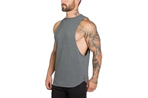 WAZZAP Débardeurs Musculation Homme Gym Sport Tank Top Stringer Bodybuilding Fitness sans Manches T-Shirt