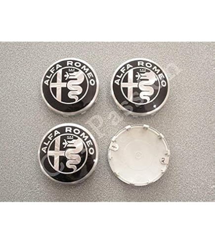 Originele Alfa Romeo naafdop aluminium velg velgdop naafdop 60652886