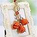 Produktbild LMYXY Schlüsselbund Charme Mode Leder Rose Blume Schlüsselanhänger Nette Quaste Blume Schlüsselanhänger Frauen Schlüsselanhänger Weiblichen Beutel Anhänger Schmuck