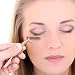 3 Pack Eyelashes Clip Stainless Steel False Eyelashes Extension Applicator Tool Fish Tail Clip Tweezers Nipper Tool (Rose Gold)