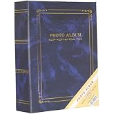 Rabsev 13x18cm 100 Fotoğraf Kapasiteli Ciltbezli L&uuml;ks Fotoğraf Alb&uuml;m&uuml; (MAVİ)