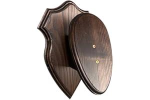 Hi Life Living Nature Scudo di Legno per Trofeo muflone. Pannello. Corna. Caccia. 32x20cm 030702