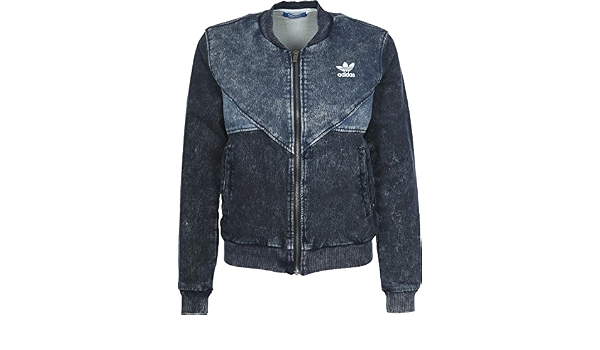 adidas Originals – Giacca di Jeans, Donna, Jeans, 42 : Abbigliamento