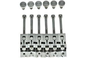 KAISH Chitarra in acciaio inox doppio bloccaggio tremolo ponte selle e viti per Floyd Rose Tremolos