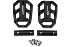 Carrfan Palancas de la Motocicleta Patas Delanteras Billet Pedales Anchos Reposapiés para BMW R1200GS G310 2013-2018
