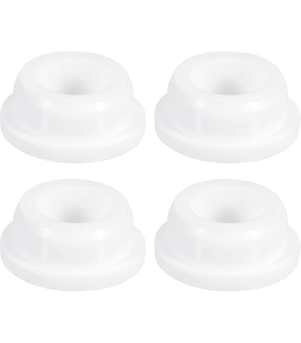 32 Bouchons En Silicone Blanc 7 Mm - Idéals Pour étanchéité Trous 6,5 à 6,8 Mm, Résistants Jusqu'à 250°C