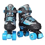 * Patines de dos hileras: son patines de estilo clásico, ruedas de PU de doble hilera y fácil de rodar.