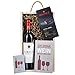 Produktbild DKDS Collection Geschenkset-Genusszeit mit Sirius Rotwein, Premium Edel-Bitterschokolade von Hachez und Wein-Buch in rustikaler Holzkiste (1 x 0.75 l)